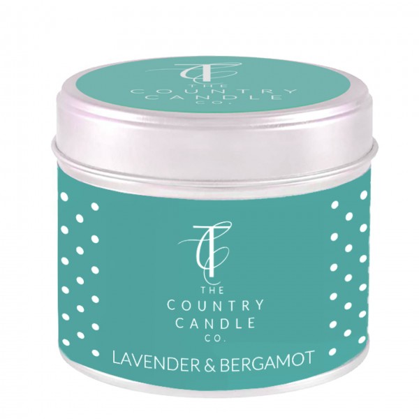 Lavender & Bergamot Polka Dot Candle In Tin